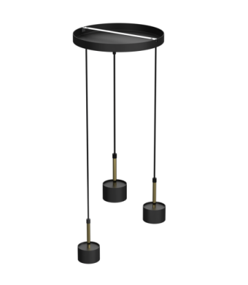 Lampa wisząca ARENA BLACK/GOLD 3xGX53