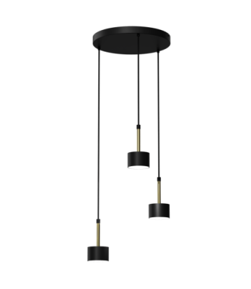 Lampa wisząca ARENA BLACK/GOLD 3xGX53