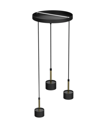 Lampa wisząca ARENA BLACK/GOLD 3xGX53