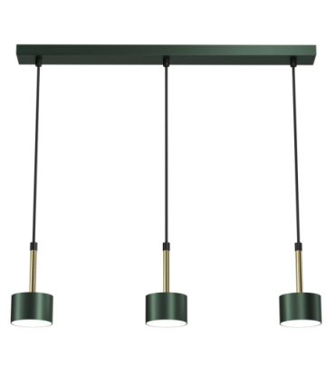 Lampa wisząca ARENA GREEN/GOLD 3xGX53