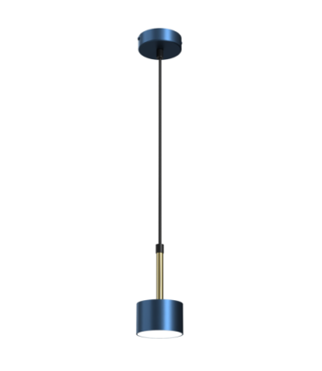 Lampa wisząca ARENA BLUE/GOLD 1xGX53