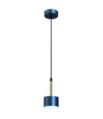 Lampa wisząca ARENA BLUE/GOLD 1xGX53