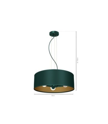 Lampa wisząca VERDE GREEN 3xE27