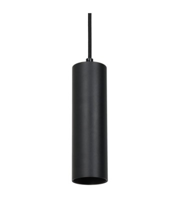 Pipe Track Pendant Light Black 1xGU10