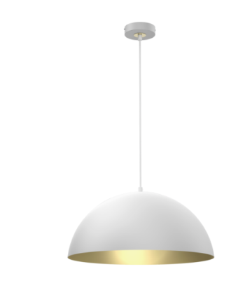 Lampa wisząca BETA WHITE/GOLD 1xE27 45cm