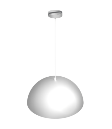 Lampa wisząca BETA WHITE/GOLD 1xE27 45cm