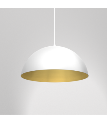 Lampa wisząca BETA WHITE/GOLD 1xE27 45cm