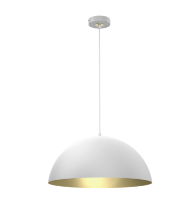 Lampa wisząca BETA WHITE/GOLD 1xE27 45cm