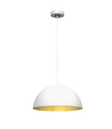 Lampa wisząca BETA WHITE/GOLD 1xE27 35cm