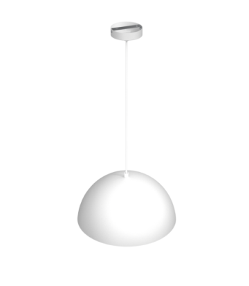 Lampa wisząca BETA WHITE/GOLD 1xE27 35cm