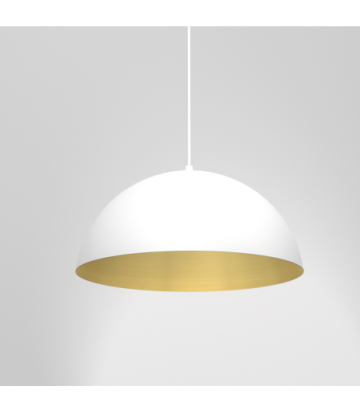 Lampa wisząca BETA WHITE/GOLD 1xE27 35cm