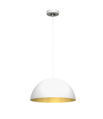 Lampa wisząca BETA WHITE/GOLD 1xE27 35cm