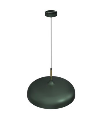 Lampa wisząca LINCOLN GREEN/GOLD 1xE27 45cm