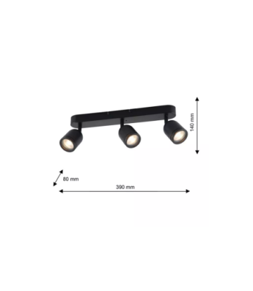 Lampa sufitowa PORTER 3XGU10 IP44