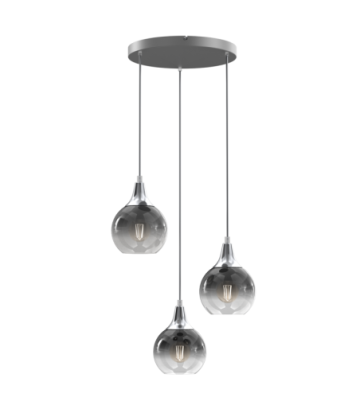 Lampa wisząca MONTE SILVER 3xE27