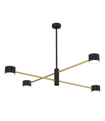 Lampa sufitowa CROSS GOLD 4xGX53