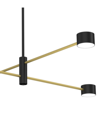 Lampa sufitowa CROSS GOLD 4xGX53