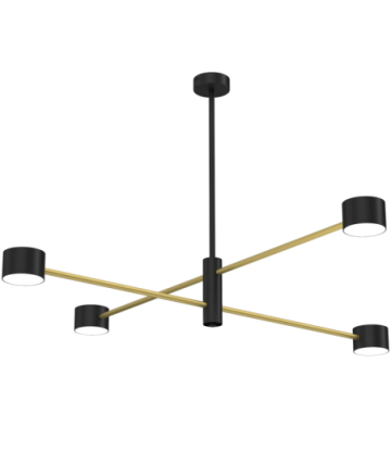 Lampa sufitowa CROSS GOLD 4xGX53