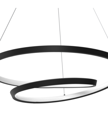 Lampa wisząca LUCERO BLACK 48W LED