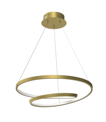 Lampa wisząca LUCERO GOLD 48W LED