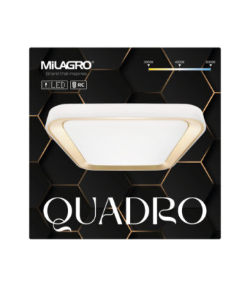 Plafon QUADRO GOLD 66W