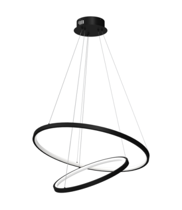 Lampa wisząca ROTONDA BLACK 51W LED