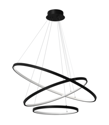 Lampa wisząca ROTONDA BLACK 93W LED