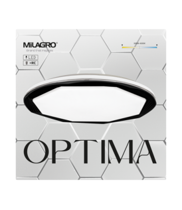 Plafon OPTIMA BLACK 52W LED Ø480 mm