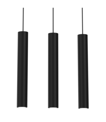 Lampa wisząca HUDSON BLACK 3xGU10