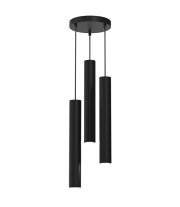 Lampa wisząca HUDSON BLACK 3xGU10