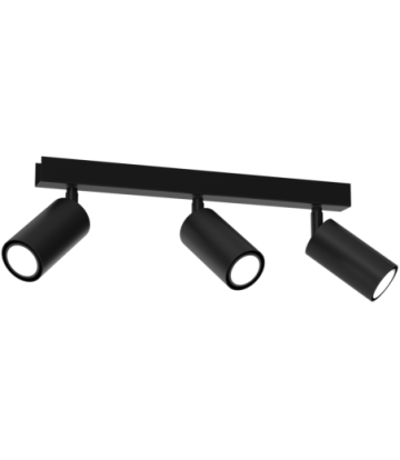 Lampa sufitowa HUDSON BLACK 3xGU10