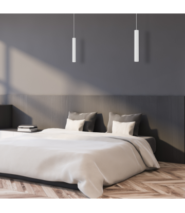 Lampa wisząca HUDSON WHITE 1xGU10