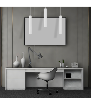 Lampa wisząca HUDSON WHITE 3xGU10