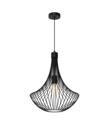 Lampa wisząca CESTA BLACK 1xE27