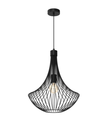 Lampa wisząca CESTA BLACK 1xE27