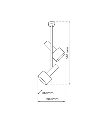 Lampa sufitowa LINTERNA 2xGX53