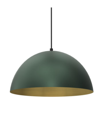 Lampa wisząca BETA GREEN/GOLD 1xE27 35cm