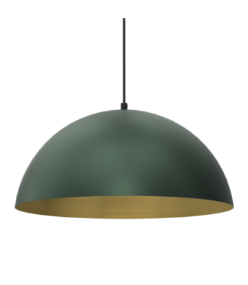 Lampa wisząca BETA GREEN/GOLD 1xE27 45cm