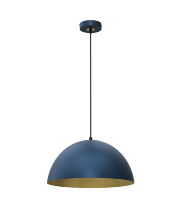 Lampa wisząca BETA NAVY BLUE/GOLD 1xE27 35cm