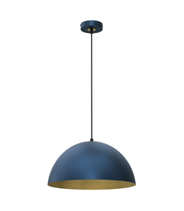 Lampa wisząca BETA NAVY BLUE/GOLD 1xE27 35cm