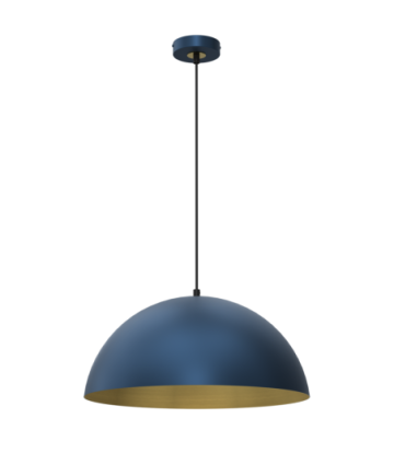 Lampa wisząca BETA NAVY BLUE/GOLD 1xE27 45cm