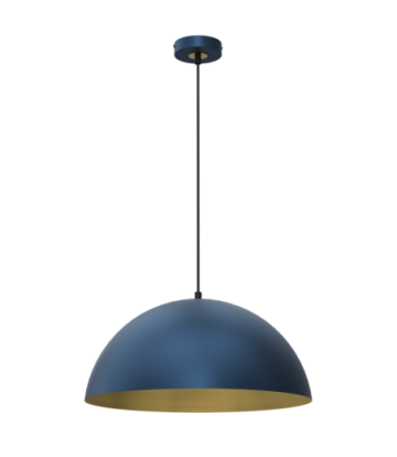 Lampa wisząca BETA NAVY BLUE/GOLD 1xE27 45cm