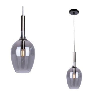 Lampa wisząca LUGANO SMOKED 1xE14