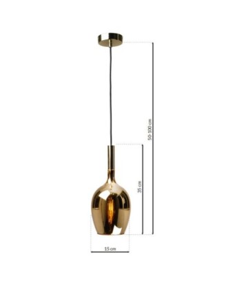 Lampa wisząca LUGANO GOLD 1xE14