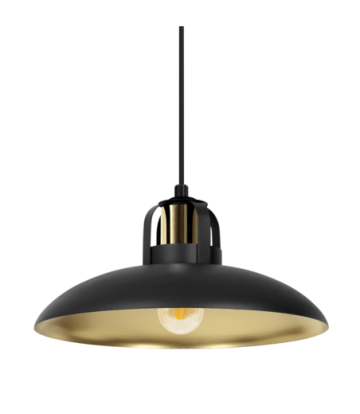 Lampa wisząca FELIX BLACK/GOLD 1xE27