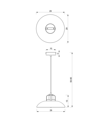 Lampa wisząca FELIX BLACK/GOLD 1xE27