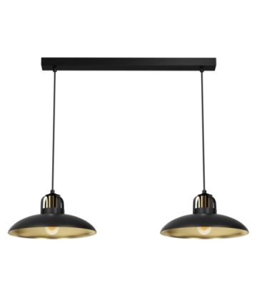 Lampa wisząca FELIX BLACK/GOLD 2xE27