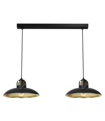 Lampa wisząca FELIX BLACK/GOLD 2xE27