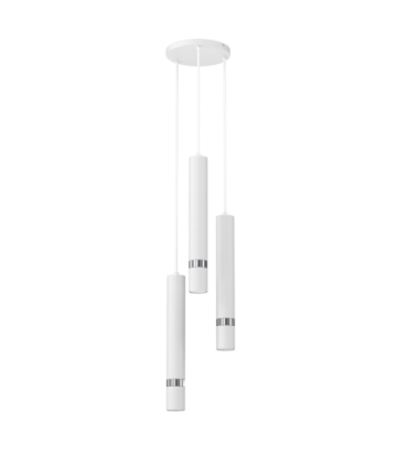 Lampa wisząca JOKER WHITE/CHROME 3xGU10