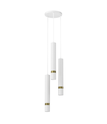 Lampa wisząca JOKER WHITE/GOLD 3xGU10